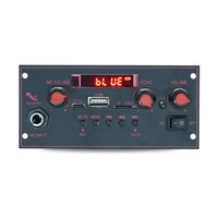 Haut-parleur sur chariot de haute qualité avec carte amplificateur 2x10W et décodage MP3 pour module de microphone, modèle JQ-D137BT, fabriqué en Chine