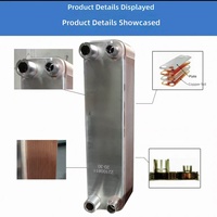 Refroidisseur d'huile industriel ZL95, mini échangeur de chaleur à plaques brasées pour chaudière et chauffe-eau