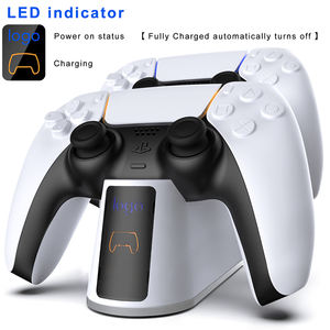Nouveau double chargeur rapide avec LED RGB USB type-c Station de charge berceau pour <span class=keywords><strong>Sony</strong></span> <span class=keywords><strong>PS</strong></span> <span class=keywords><strong>5</strong></span> manette de jeu - Product Image 2