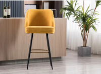 Nouvelle arrivée, chaise de salle à manger en métal de luxe ODM, tabouret de bar