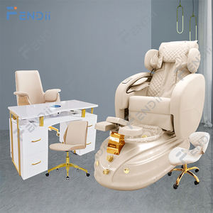 Luxus-Pediküre-Massagesessel mit Shiatsu-Rückenmassage und Whirlpool-Fuß-Spa-Becken - Product Image 1