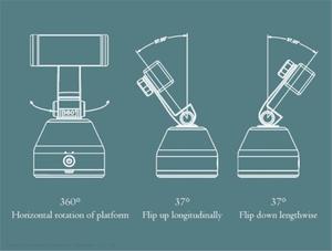 Bán Chạy Nhất Hot Bán 2024 Hot Bán Xách Tay Thông Minh Chụp Tự Động Mặt Ai Tự Động Xoay 360 Đối Tượng Di Động Theo Dõi Điện Thoại Di Động - Product Image 4
