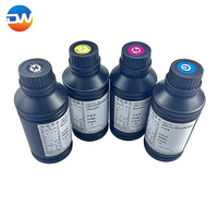 Encre UV de haute qualité, dure et souple, couleurs CMYKW pour têtes d'impression XP600 TX800 Dx5 Dx7, 500 ml d'encre UV