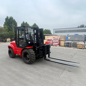 Runtx Ready For Shipment Off-road Forklift Truck BOJUN 4.0 Ton All Terrain 4x4 Off-road Forklift Brand New Lightweight