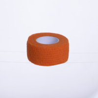 Bande élastique adhésive autocollante pour enveloppement corporel, logo personnalisé OEM, vente en gros, 2,5 cm * 4,5 m, bande adhésive en crêpe, bande élastique médicale en maille