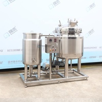 Petit mélangeur d'émulsifiant cosmétique de capacité de chargement maximale de 200L chauffant et magnétisme pour les soins de la peau et le baume à lèvres