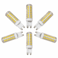 Ampoule LED G9 4W 220-240V Céramique PC 450LM 2700K/6000K 45SMD 360° Sans Scintillement Remplace les Halogènes CE LVD RoHS Résidentiel
