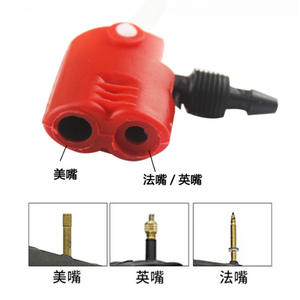 Adaptador de válvula para bicicleta de montaña Antuke, convertidor de bomba de francés a británico, color rojo, para bicicletas clásicas - Product Image 4