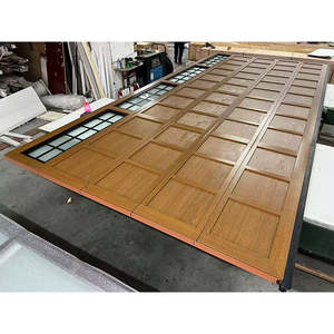 <span class=keywords><strong>Porte</strong></span> <span class=keywords><strong>de</strong></span> <span class=keywords><strong>garage</strong></span> moderne en faux bois isolée, opérateur motorisé, télécommande, étanche, couleur personnalisable, installation complète - Product Image 4