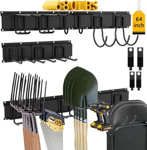 <span class=keywords><strong>Organizador</strong></span> <span class=keywords><strong>de</strong></span> <span class=keywords><strong>Herramientas</strong></span> para Garaje JH-Mech, Paquete <span class=keywords><strong>de</strong></span> 14, Sistema <span class=keywords><strong>de</strong></span> Almacenamiento Ajustable Multiusos para Montar en la <span class=keywords><strong>Pared</strong></span>, Capacidad <span class=keywords><strong>de</strong></span> 680 Libras - Product Image 1