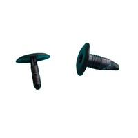 GM574 OEM Rivets à pression en nylon noir pour automobile, rivets à pousser en nylon pour pare-chocs, protection anti-éclaboussures, garniture de garde-boue, clips de fixation