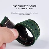 Bracelet de montre en cuir véritable pour le bracelet de montre original cartier omega X swatc h Replacement r olex panerai Leather Watch Strap Band