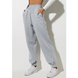 <span class=keywords><strong>Pantaloni</strong></span> da Jogging da Donna Personalizzati, Traspiranti, a Vita Media, Tinta Unita, <span class=keywords><strong>con</strong></span> <span class=keywords><strong>Elastico</strong></span> <span class=keywords><strong>in</strong></span> Vita, Modello Regular per Attività Sportive - Product Image 1