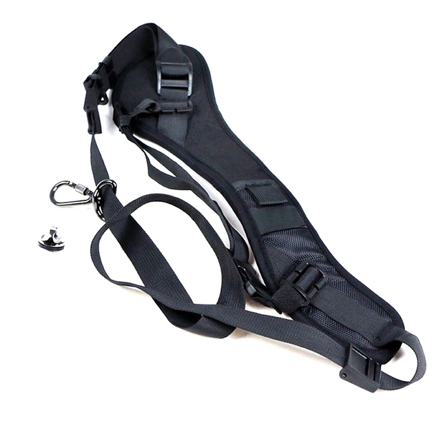 Camera Sling Strap With Safety Tether Adjustable and Comfortable Shoulder Belt for Outdoor Photography Camera