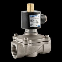 Válvula Solenoide de Acción Directa Normalmente Abierta de Acero Inoxidable Resistente a Ácidos y Álcalis, de Alta Calidad, con Presión Diferencial Cero