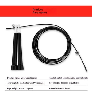<span class=keywords><strong>Cuerda</strong></span> de Saltar de Competición Más Vendida para Exámenes de Estudiantes de Secundaria, Pérdida de Peso, Ejercicio Físico, Unisex, Doble - Product Image 3