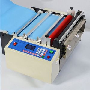 เครื่องตัดริบบิ้น PU, EVA, ผ้าฝ้ายมุก, แผ่นโลหะ CNC อัตโนมัติ, ผ้าไม่ทอ, หนัง แบบตัดขวางและตัดตามยาว - Product Image 5