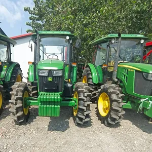 Сельскохозяйственный трактор kubota 70hp deere 90hp massey ferguson 100hp тракторы для сельского хозяйства б/у Сертифицированный трактор epa