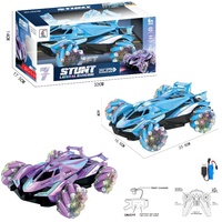 Voiture télécommandée MST Toys pour cascades latérales, 2.4G, rotation à 360 degrés, transformation, double télécommande avec lumières