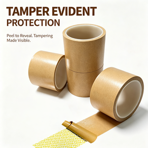Custom Printed Kraft Paper Tamper Evident <b>Tape</b> for Brand Packaging - Product Image 5