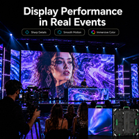 Pantalla LED para Eventos P4.81, Pantalla LED de Alquiler para Exteriores de 500x1000mm, 3840Hz, Video Wall para Presentaciones, Desfiles de Moda