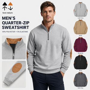 Cross-border for TK Bestseller New Winter <strong>Mens</strong> Casual Pullover Zip-up <strong>Hoodie</strong> Stand Collar American-style Jacket Hug-fit - Product Image 1