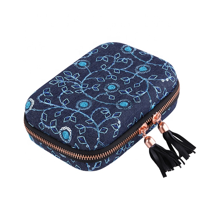 Роскошный тканевый чехол GX с вышивкой, Жесткий Чехол для сигар, держатель для сигарет