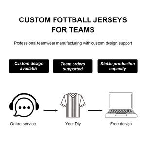 Fábrica de Equipaciones de Fútbol Personalizadas Ofrece Camisetas de Equipo con Impresión de Logotipo, Nombre y Número, Camisetas de Fútbol Transpirables para Clubes - Product Image 5