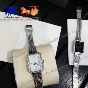 Montre pour femmes avec logo personnalisé sur le cadran, mouvement japonais avec date, bracelet en cuir de 32 mm, quartz - Product Image 4