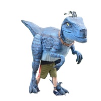 Costumes de dinosaures personnalisés, simulation réaliste de dinosaures, costumes de Velociraptor imperméables pour parcs à thème