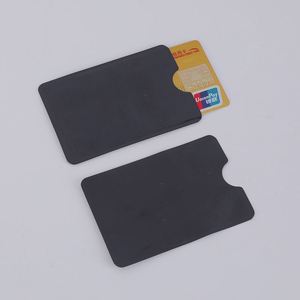Xdh1811 Rfid Blocking Credit Holder Custom Logo Bank Antiscan Foil <b>Pocket</b> Anti-Rfid Pet <b>Plastic</b> Smart Card Sleeve - Product Image 5