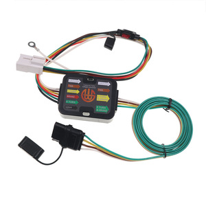 Arnés de cableado para remolque de 4 pines 56040, convertidor de 4 a 2 cables para conexión de remolque de vehículos - Product Image 1