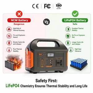 Nuevo Generador Solar de 500W 2026, Estación de Almacenamiento de Energía Portátil de 384Wh con <span class=keywords><strong>Carga</strong></span> Rápida PD de 60W para Camping - Product Image 5