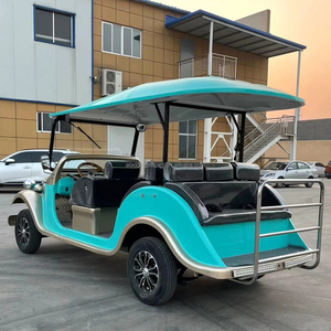 1 coche <span class=keywords><strong>de</strong></span> Golf Clásico <span class=keywords><strong>de</strong></span> 6 asientos Moke eléctrico estilo británico - Product Image 2