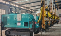 Foreuse rotative hydraulique diesel complète avec une profondeur maximale de 100 m pour l'exploration géologique et la prospection minière