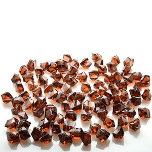 茶色のアクリルクリスタル宝石石アイスロックパーティー花瓶フィラー装飾用 - Product Image 2