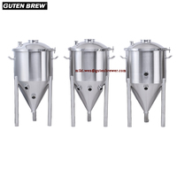 Fermenteur sous pression GUTEN 30L 55L 75L 105L Fermenteur conique Utilisation domestique Réservoir de fermentation Équipements de brassage à domicile Brasserie de bière