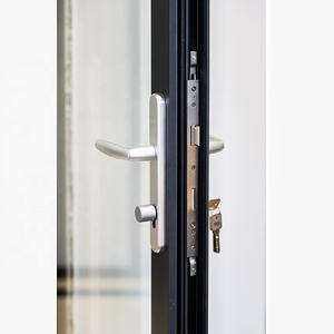 Aluminum#110 Grey 1.4mm Hidden Drainagev Stainless Steel Screen 6mm+20A+6mm Thermal Break Double Tempered Glass Casement Window - Product Image 1