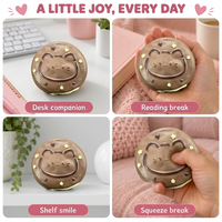 Jouet sensoriel anti-stress en forme de Dorayaki au chocolat, à remontée lente, taille deux mains, pour enfants de 3 ans et plus