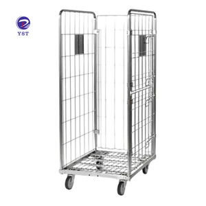 輸送保管Aフレームワイヤー500kg折りたたみ式ローリングメタルカートホイール付き - Product Image 2