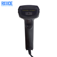 Lecteur de codes-barres USB filaire TiCODE, scanner portable commercial pour l'accueil des hôtels, la réception des clients et le service en chambre