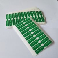 Étiquettes autocollantes transparentes pour câbles électriques, pièces, accessoires personnalisables, couleur fluorescente