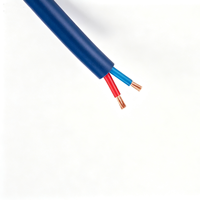 Câble de haut-parleur professionnel 2 x 4 mm OFC biaxial non blindé 100 m, gaine PVC bleue, marque OEM pour l'audio