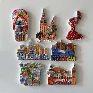 Etiqueta engomada del refrigerador del estéreo de España <span class=keywords><strong>Barcelona</strong></span> regalo de recuerdo turístico mundial magnético - Product Image 1