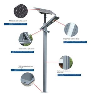Lampe de jardin extérieure à LED 3 mètres de profil en aluminium lampe de jardin solaire 3.5 mètres lumière de paysage moderne communauté de jardin - Product Image 4