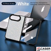 Coque de protection arrière scintillante pour iPhone pliable Duo, effet irisé, protection intégrale anti-chute, vente en gros