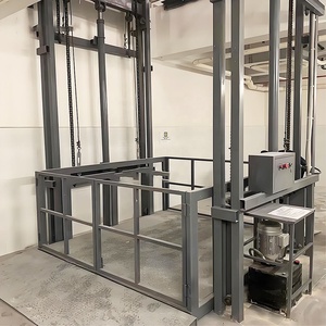 Maßgefertigter Kleiner Elektrischer Hydraulischer Fracht-Aufzug Drahtseil-Lastenaufzug Innen- und Außenaufzug für 2-stöckige Häuser - Product Image 6