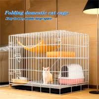 Prix bon marché Fil de fer Grand chat d'intérieur Taille personnalisée Pet Cat House