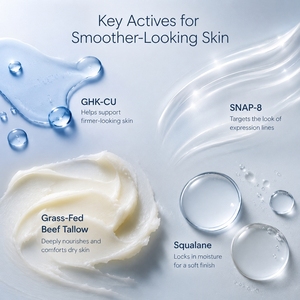 GHK-CU SNAP-8 Peptide de Cuivre Bleu <span class=keywords><strong>Baume</strong></span> au Suif de Bœuf Anti-rides SNAP 8 Crème Hydratante Visage et Cou - Product Image 2