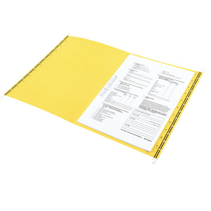 Comix Suspension File A1813 Hanging <b>Clip</b> F/C Paper Red Yellow Green Blue Gray Office Use - Product Image 5